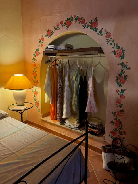 Hotel stay — lobby or lounge