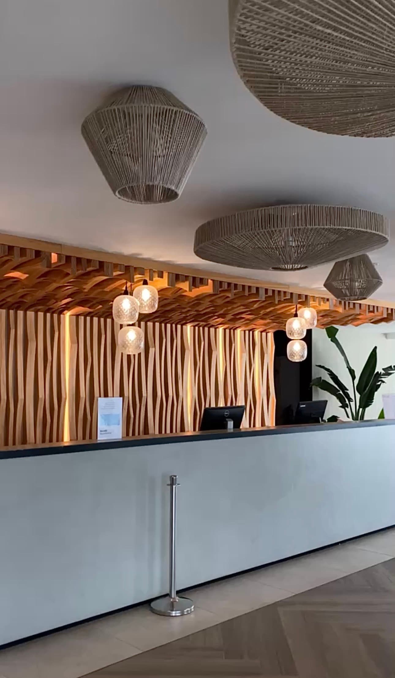 Hotel stay — interior moment